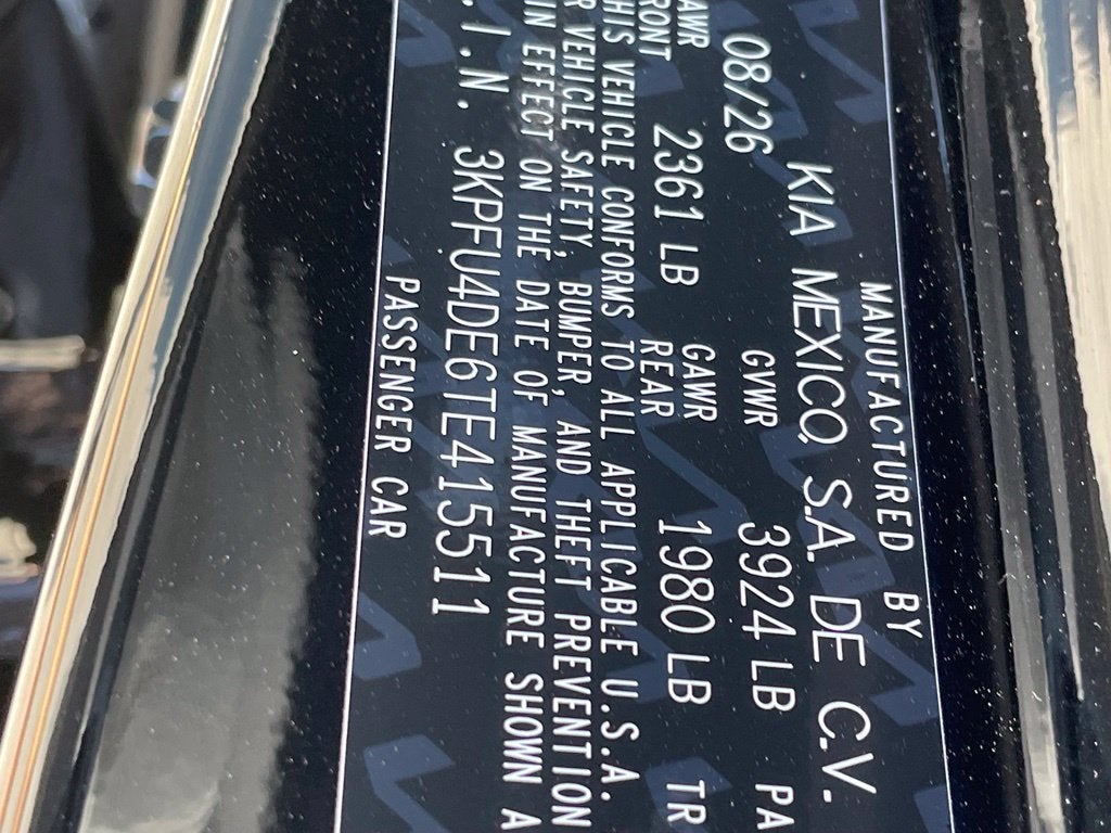 2026 Kia K4 EX