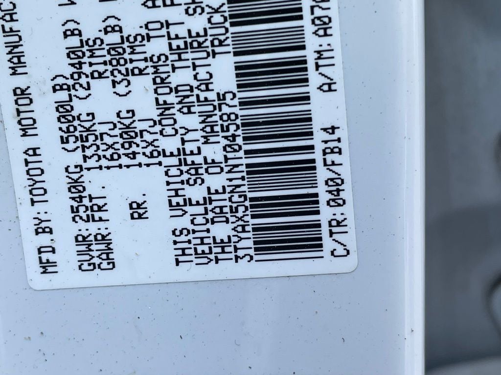 2022 Toyota Tacoma SR