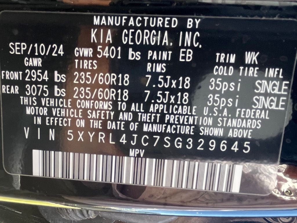 2025 Kia Sorento S