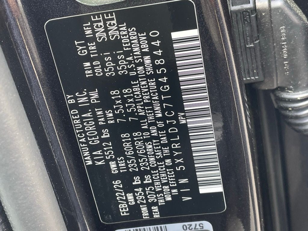 2026 Kia Sorento S