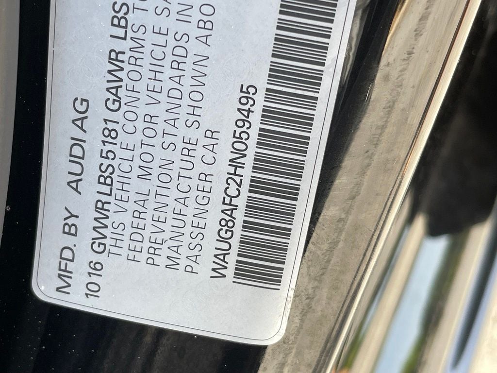 2017 Audi A6 2.0T Premium Plus quattro