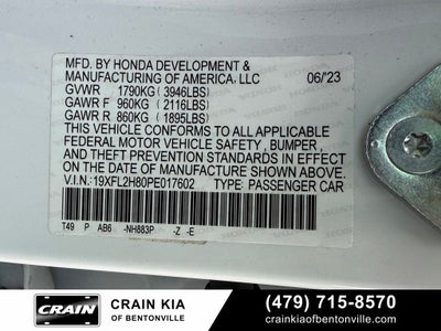 2023 Honda Civic Sport - CLEAN CARFAX / ONE OWNER