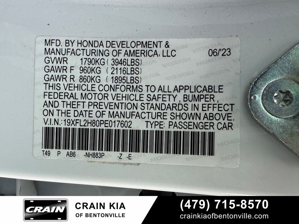 2023 Honda Civic Sport - CLEAN CARFAX / ONE OWNER