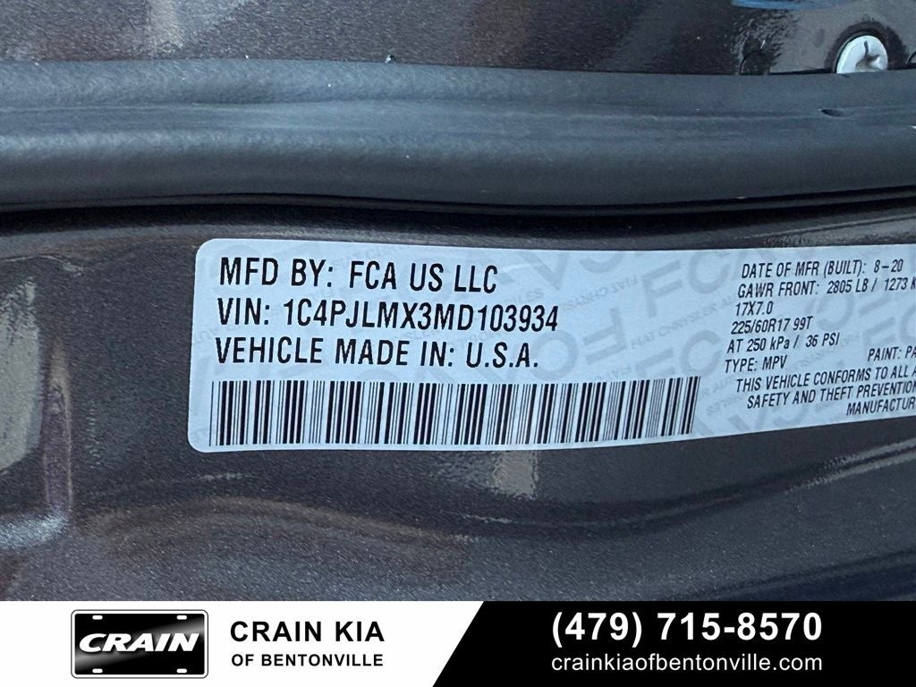 2021 Jeep Cherokee Latitude Lux - CLEAN CARFAX / ONE OWNER