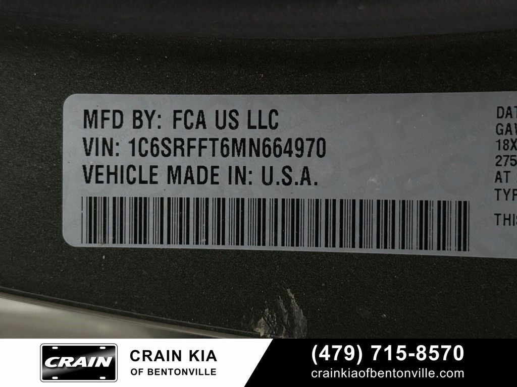 2021 RAM 1500 Big Horn/Lone Star - 4WD / CLEAN CARFAX