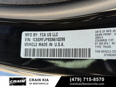 2025 RAM 1500 Laramie - 4WD / CLEAN CARFAX