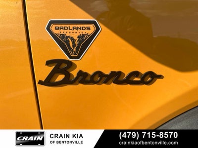 2022 Ford Bronco Badlands - 4WD / SASQUATCH / HIGH