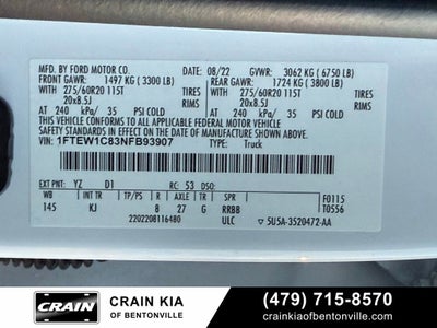 2022 Ford F-150 King Ranch - 601A PACKAGE / CLEAN CARFAX HISTORY