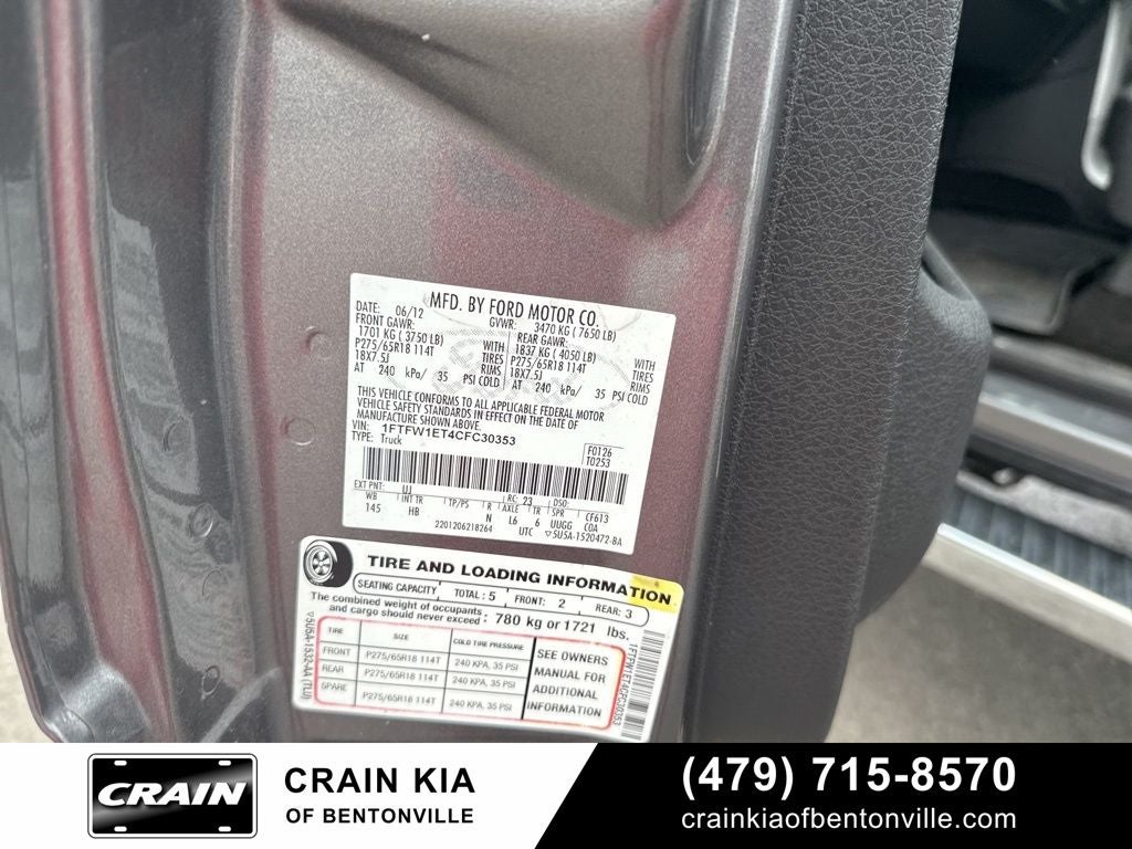 2012 Ford F-150 Lariat - WHOLESALE/ AS-IS / 4WD / LIFTED!