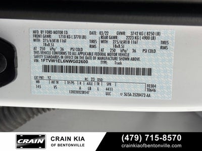 2022 Ford F-150 Lightning Pro - AWD / CLEAN CARFAX / ONE OWNER