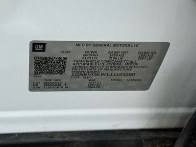 2018 Chevrolet Traverse LT Cloth w/1LT - AWD