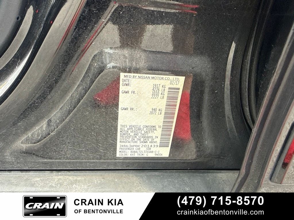 2017 Nissan Altima 2.5 SL - CLEAN CARFAX