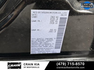2024 Nissan Altima 2.5 S - CLEAN CARFAX / ONE OWNER