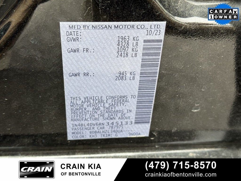 2024 Nissan Altima 2.5 SV - CLEAN CARFAX / ONE OWNER