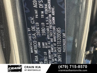 2026 Kia K4 LXS