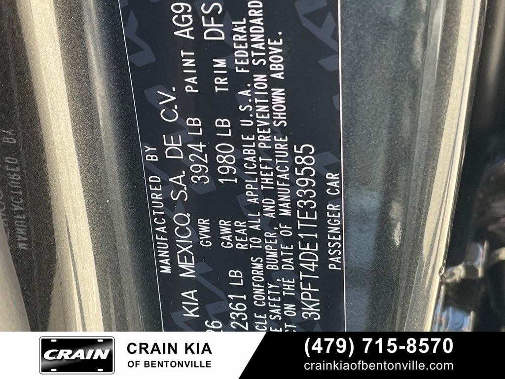 2026 Kia K4 LXS