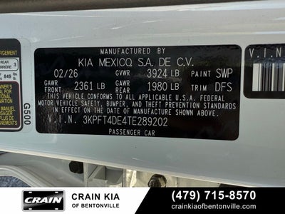 2026 Kia K4 LXS