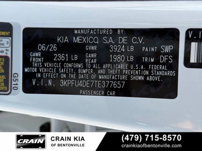 2026 Kia K4 EX