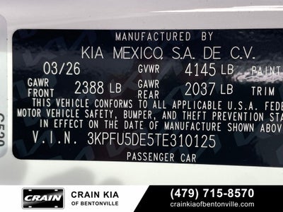 2026 Kia K4 GT-Line