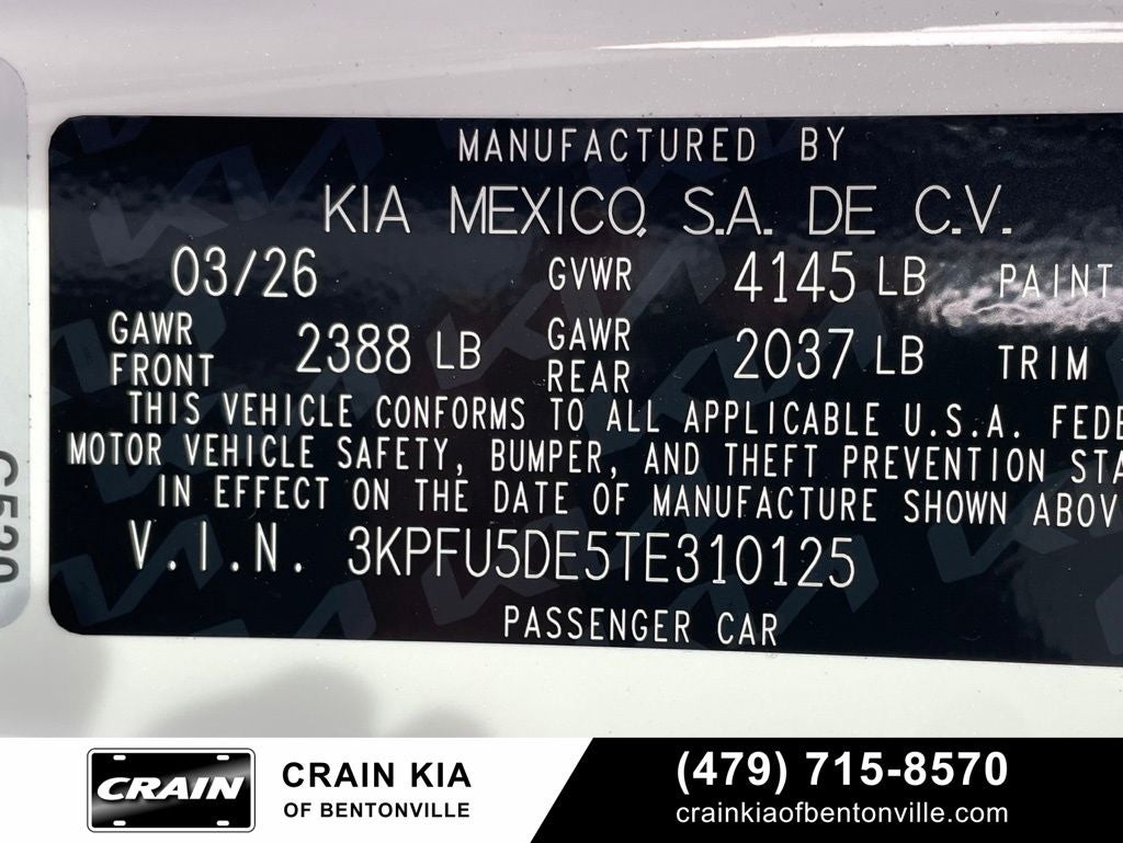 2026 Kia K4 GT-Line