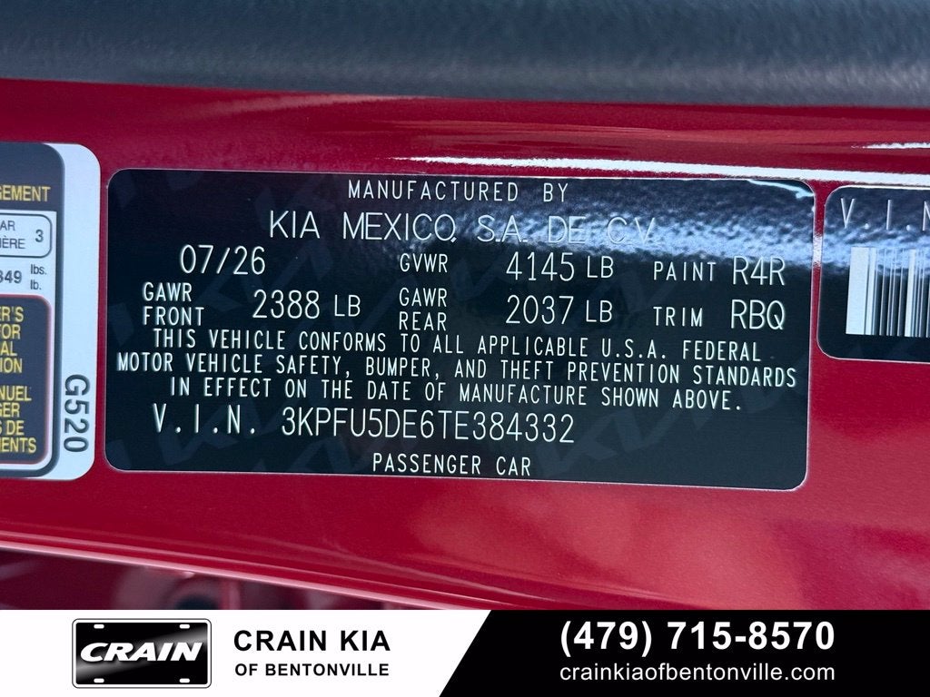 2026 Kia K4 GT-Line