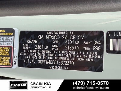 2026 Kia K4 GT-Line