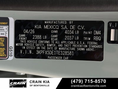 2026 Kia K4 EX