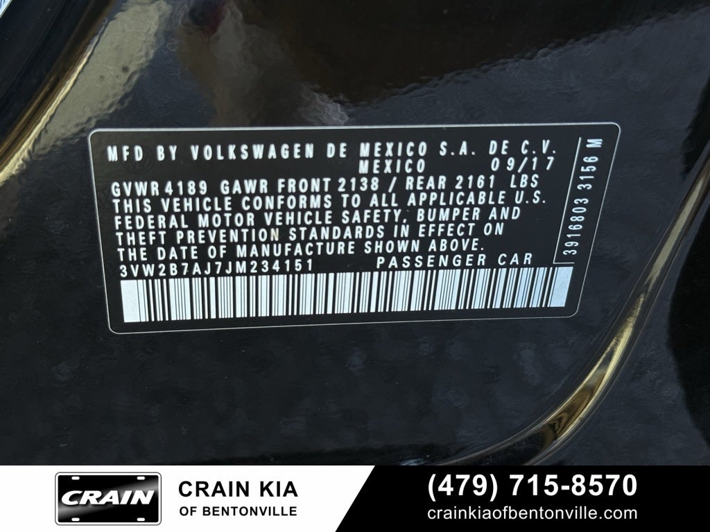 2018 Volkswagen Jetta 1.4T S