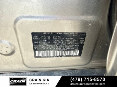 2016 Subaru Outback 2.5i Premium - AWD / CLEAN CARFAX
