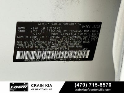 2023 Subaru Outback Premium - AWD / SUNROOF / ONE OWNER