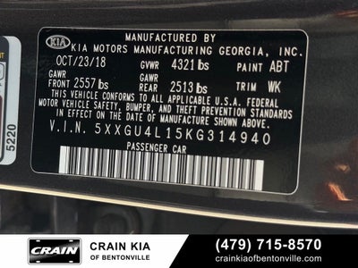 2019 Kia Optima EX Turbo