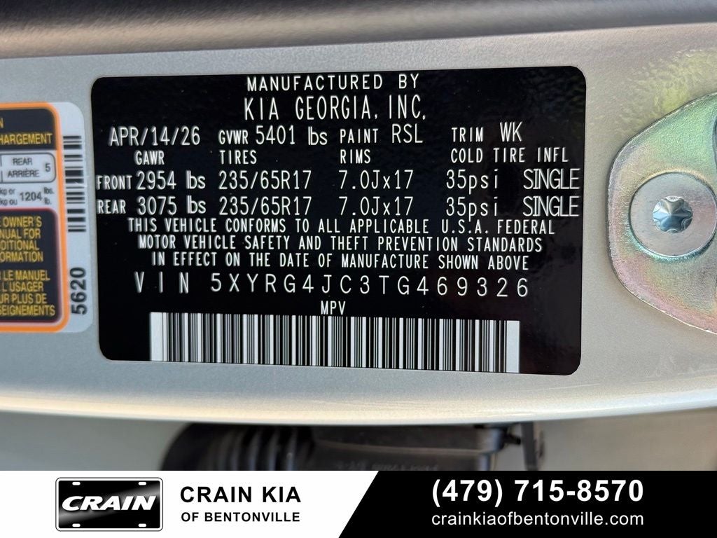 2026 Kia Sorento LX