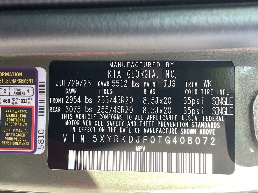 2026 Kia Sorento X-Line SX Prestige