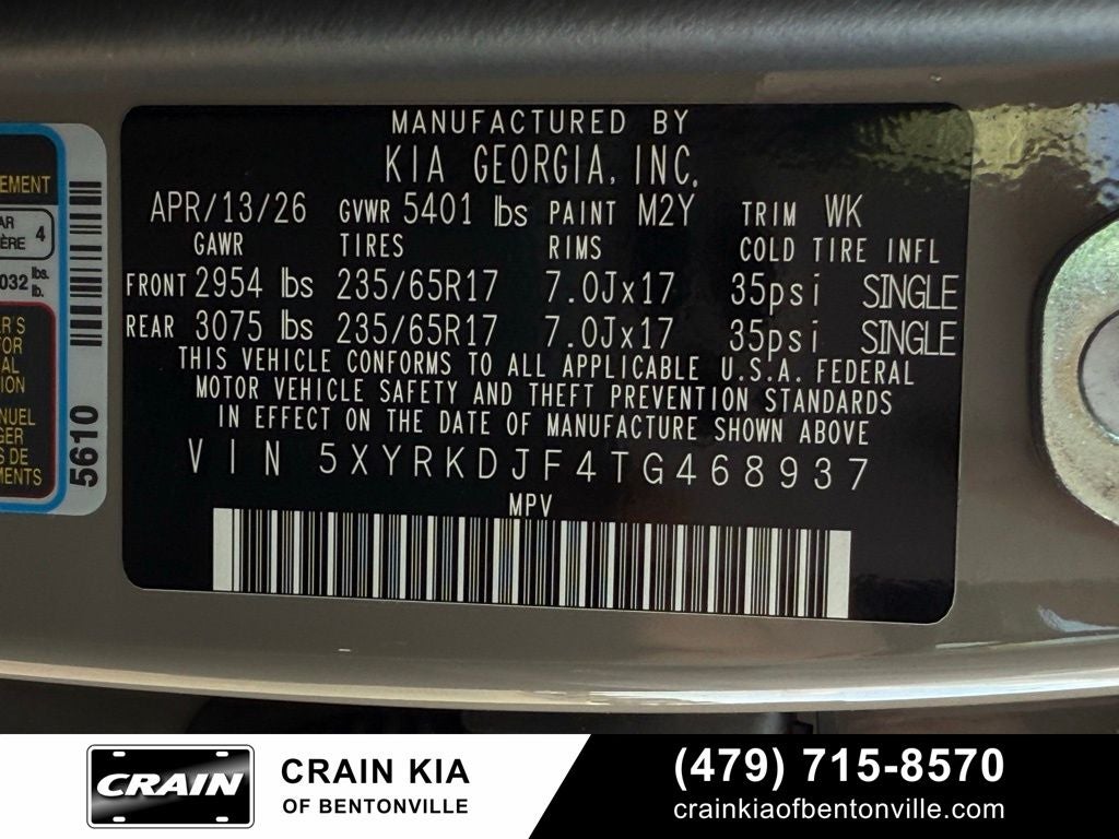 2026 Kia Sorento X-Pro SX Prestige