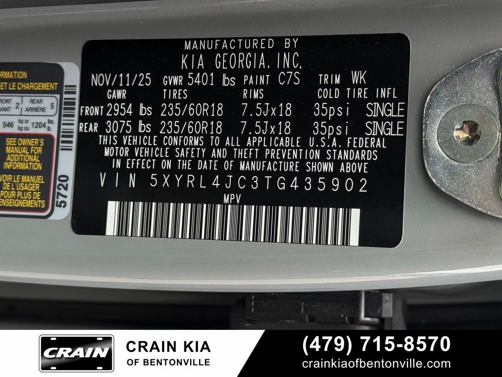 2026 Kia Sorento S