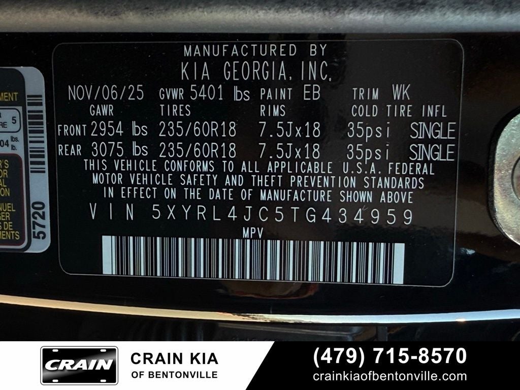 2026 Kia Sorento S