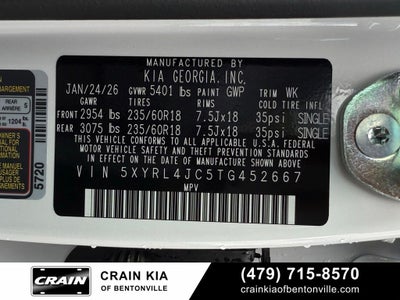 2026 Kia Sorento S