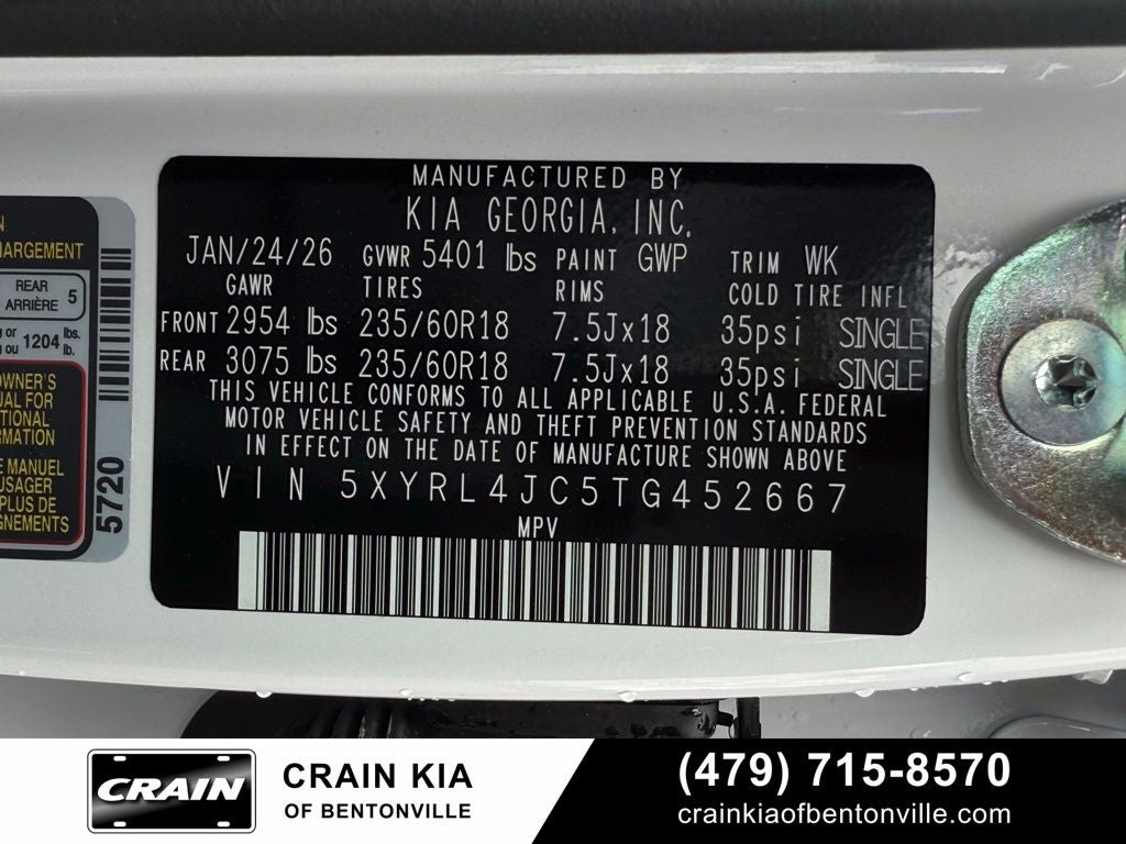 2026 Kia Sorento S