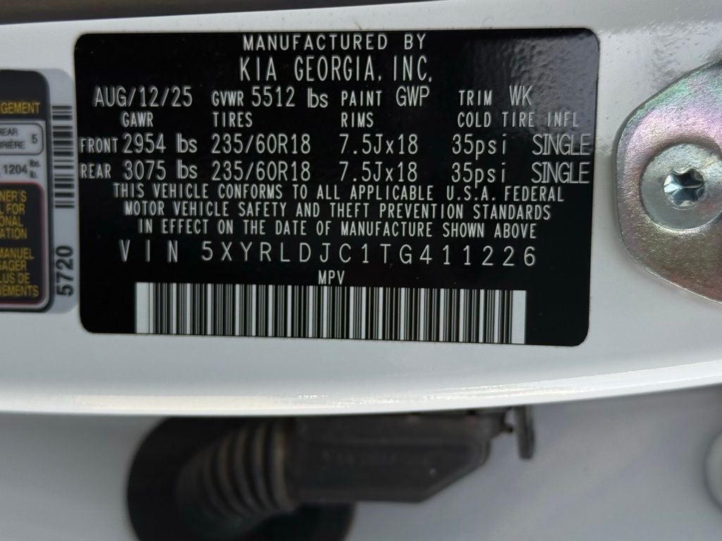 2026 Kia Sorento S