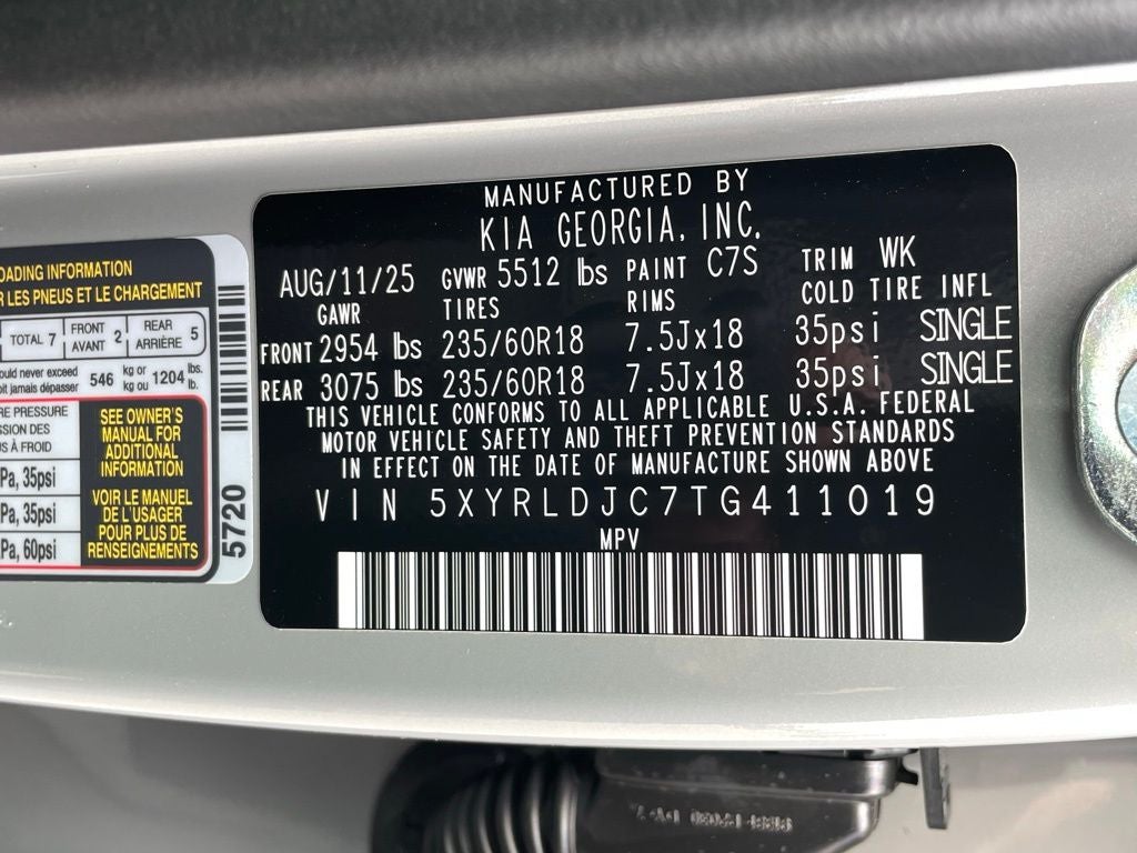 2026 Kia Sorento S