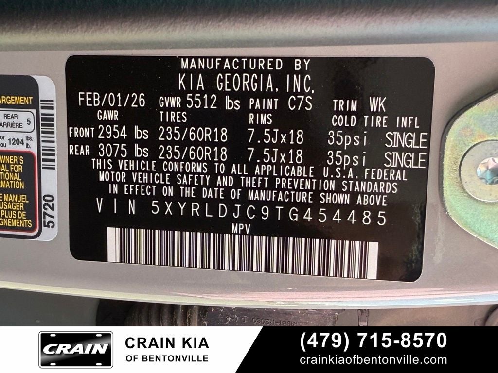 2026 Kia Sorento S