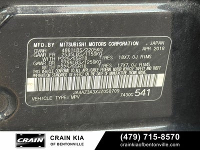 2018 Mitsubishi Outlander ES - 4WD
