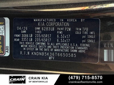 2026 Kia Carnival LX