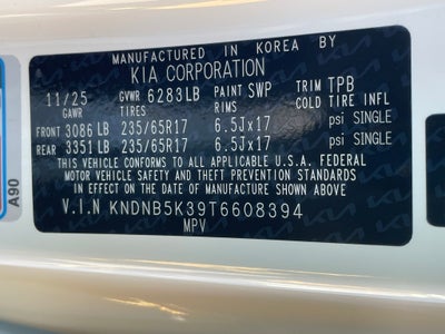 2026 Kia Carnival LXS