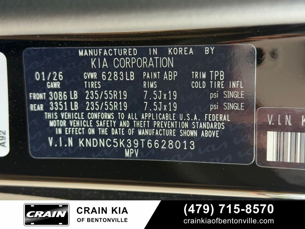 2026 Kia Carnival EX