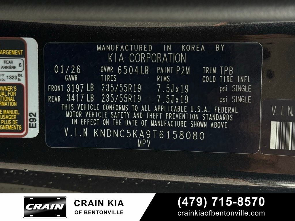 2026 Kia Carnival Hybrid EX
