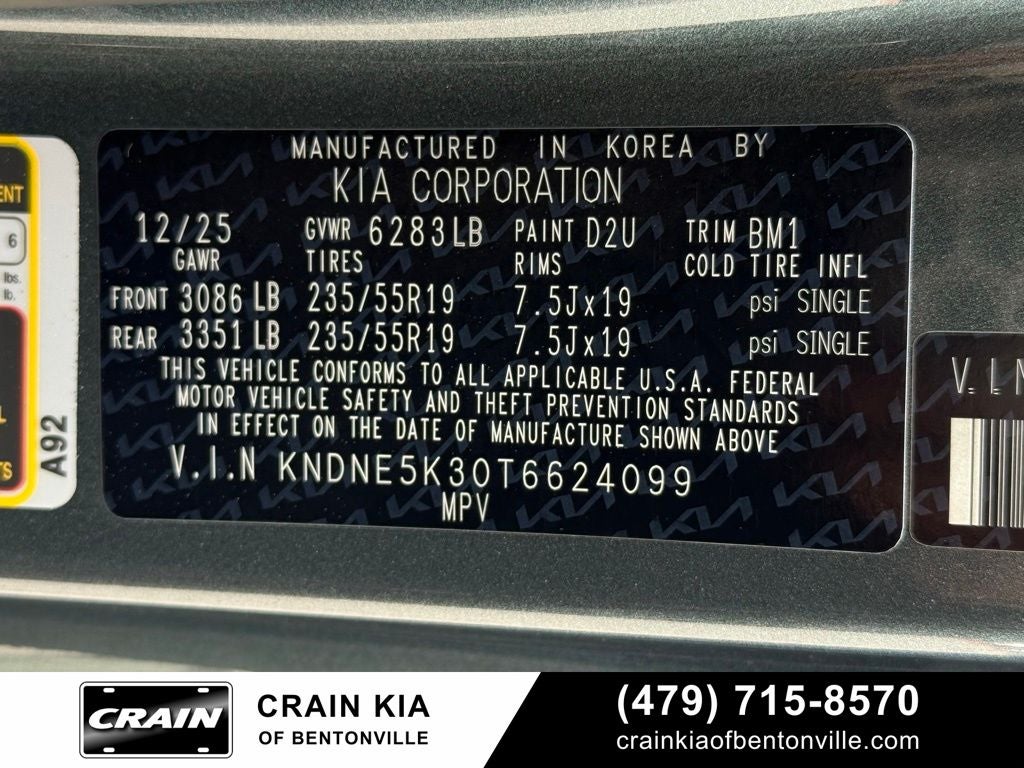 2026 Kia Carnival SX Prestige