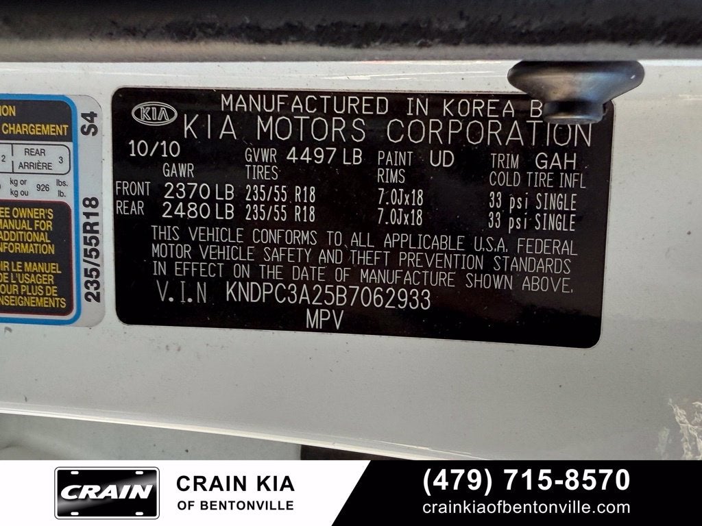2011 Kia Sportage EX - PANORAMIC SUNROOF / PREMIUM