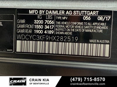 2017 Mercedes-Benz G-Class G 550 4MATIC® / SUNROOF / CARFAX ONE OWNER