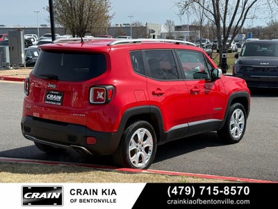 2015 Jeep Renegade Limited - 4WD / CLEAN CARFAX / ONE OWNER